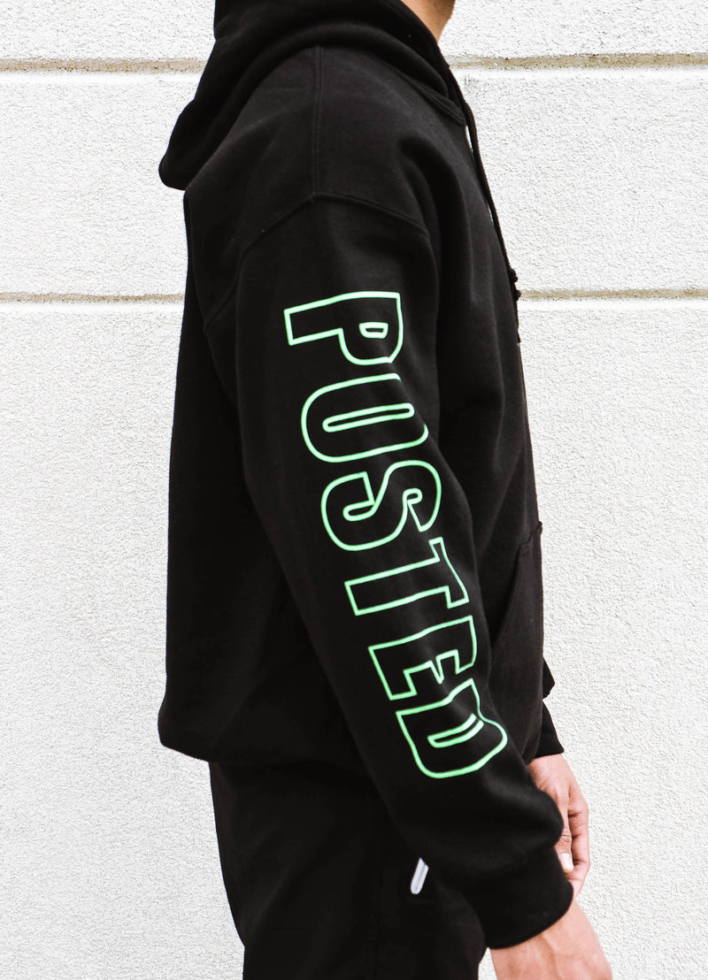 POSTED / Black Hoodie